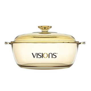 visions 康宁 晶莹系列 vs-41-jy/jd 透明玻璃炖锅 4.1l
