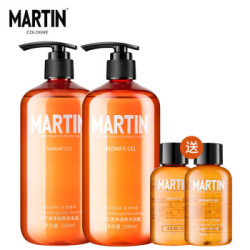 Martin 马丁 洁净洗沐套装(洗发水500ml+沐浴露500ml+赠 洗发水50ml+沐浴露50ml) +凑单品