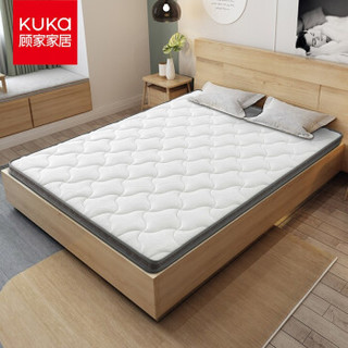 顾家家居KUKA 床垫 环保天然棕垫 6cm偏硬薄垫 3D椰棕床垫 M1008自然物语 1500*1900*60mm