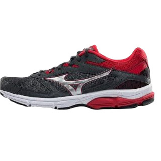 Mizuno 美津浓 WAVE SURGE 男士跑鞋 J1GC171304 深灰/银/红 40.5