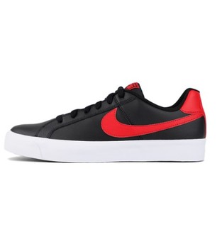 NIKE 耐克 Court Royale 男士运动板鞋 BQ4222-004 黑红/硫化底 44