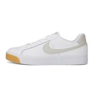 NIKE 耐克 Court Royale 男士运动板鞋 BQ4222-106 白灰黄/硫化底 43