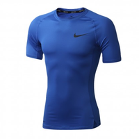 NIKE 耐克 男士运动T恤 BV5632-480 蓝色 S