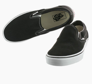 VANS 范斯 Classic Slip-on 中性休闲运动鞋 VNOOOEYEBLK 黑/白 36