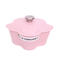 Le Creuset 酷彩 铸铁珐琅花形锅 2.1L 雪纺粉