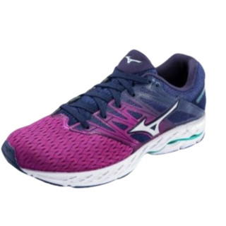 Mizuno 美津浓 Wave Shadow 2 女士运动鞋 J1GD183003 亮紫/蓝 37