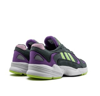 adidas Originals Yung-1  男士运动板鞋 BD7655 灰绿紫 41