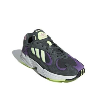 adidas Originals Yung-1  男士运动板鞋 BD7655 灰绿紫 41