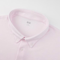 UNIQLO 优衣库 AIRism舒爽内衣系列 男士POLO衫 424218 桃红色 M