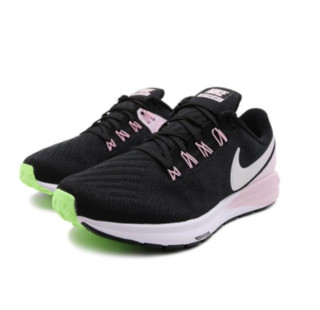 NIKE 耐克 Air Zoom Structure 22 女士跑鞋 AA1640-004 黑粉色 40