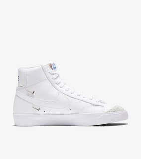 NIKE 耐克 Blazer Mid 女士休闲运动鞋 CZ4627-100 白色/皇家蓝/灰色