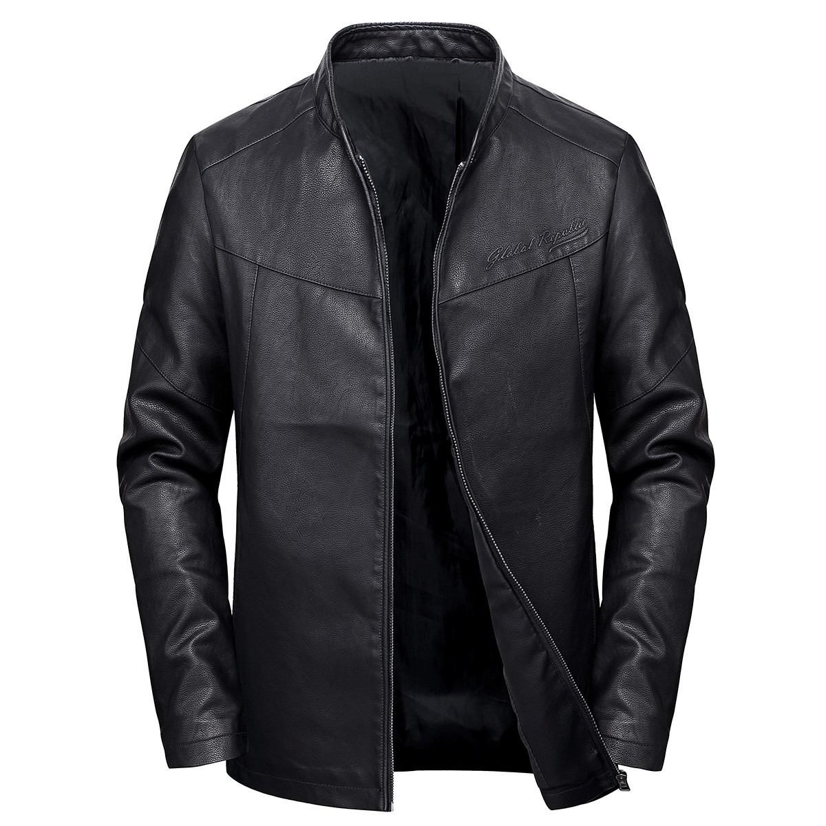 凯撒大帝pu2841181801男士pu皮夹克