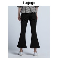 La·go·go 拉谷谷 女装高腰阔腿长裤