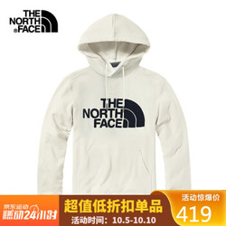 TheNorthFace北面2020秋冬经典情侣款户外舒适休闲连帽卫衣∣4NEQ FN4/白色