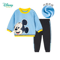 Disney 迪士尼 儿童米奇卫衣+仿牛仔裤子2件套