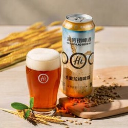 海底捞 大麦拉格 精酿啤酒 500ml*12罐 箱装 *2件