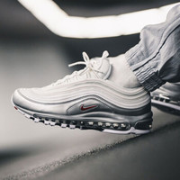 耐克 NIKE air max 97 Silver Bullet 男士跑鞋 AT5458-100 银白银子弹 47.5