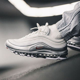 耐克 NIKE air max 97 Silver Bullet 男士跑鞋 AT5458-100 银白银子弹 45.5