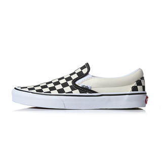 VANS 范斯 Classic Slip-on 中性休闲运动鞋 VN000EYEBWW 白黑棋盘格 35