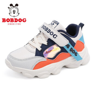 巴布豆（BOBDOG）韩版透气时尚休闲童鞋