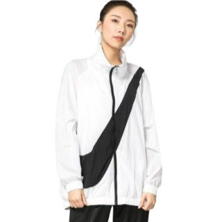 NIKE 耐克 Sportswear Swoosh 女士运动夹克 BV3686-010 白色 M