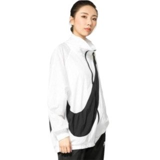 NIKE 耐克 Sportswear Swoosh 女士运动夹克 BV3686-010 白色 M