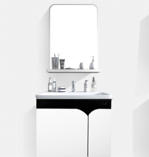 JOMOO 九牧 A2169-318H-1 浴室柜组合 60cm 黑白色