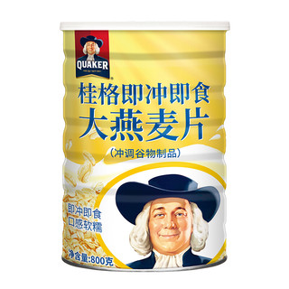 QUAKER 桂格 即冲即食大燕麦片 800g