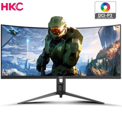HKC 惠科 C341QL 34英寸显示器（2560x1080、1500R）