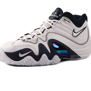 NIKE 耐克  Zoom Uptempo V 男士篮球鞋 366570-141 白黑/绿 40.5