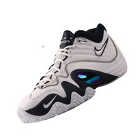 NIKE 耐克  Zoom Uptempo V 男士篮球鞋 366570-141 白黑/绿 40.5