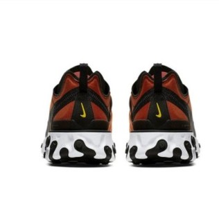 NIKE 耐克 React Element 55 男士休闲运动鞋 CQ4600-800 橙黑白 42