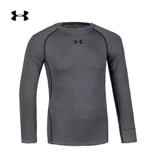 UNDER ARMOUR 安德玛 男士运动T恤 1257471-090 灰色 S