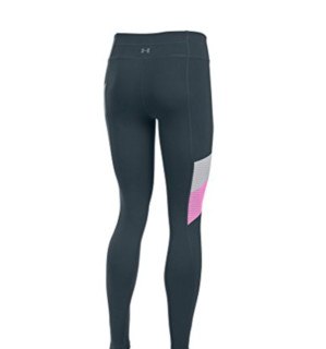 UNDER ARMOUR 安德玛 Mirror Stripe  女士运动裤 1288161 灰色/粉色 S