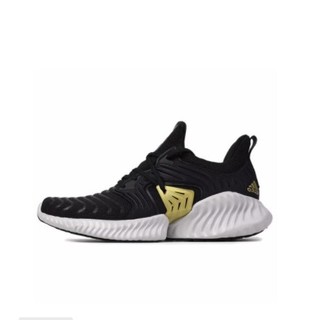 adidas 阿迪达斯 Alpha Bounce Instinct cc 男士跑鞋 G28833 黑金色 45