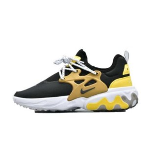 NIKE 耐克 Presto React 男士休闲运动鞋 AV2605-001 黑金 39