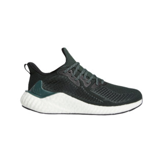 adidas 阿迪达斯  Alpha Boost 中性跑鞋 EG6536 黑色/墨绿 36