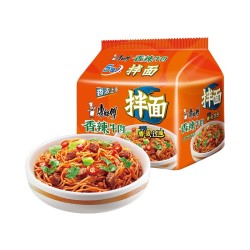 康师傅 方便面干拌香辣牛肉面 5包 *2件