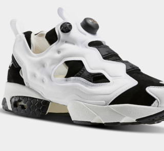 Reebok 锐步 Insta Pump Fury 中性休闲运动鞋 AR0445 白色/黑色 34.5