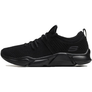 SKECHERS 斯凯奇 SPORT系列 Drafter 男士休闲运动鞋 52942/BBK 全黑色 39.5