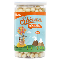 施赞(SHIZAN)营养小馒头 烘培辅食饼干 奶豆 儿童零食 蛋黄味 110g *5件