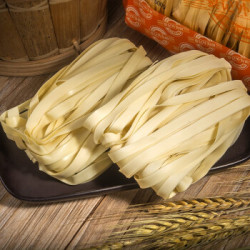 黎记面条宽面港式手工竹升面条非油炸早餐面全蛋宽旗面500g2件