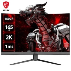 MSI 微星 G27CQ4 27英寸显示器(2K、165Hz、1ms、FreeSync)