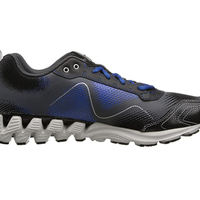 Reebok 锐步 Zigkick Wild 男士越野跑鞋 黑色/冲击蓝色/砾石/哑光银色/白色 42