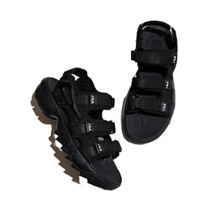 FILA 斐乐 Disruptor Sandal 男士休闲运动鞋 49710353-001 黑 44