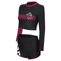 Kappa 卡帕 SPIRITO系列 女士泳衣 K0962YZ44F 深紫红 S