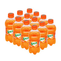 美年达橙味汽水300ML*12瓶碳酸饮料迷你瓶装 百事可乐出品 整箱自营
