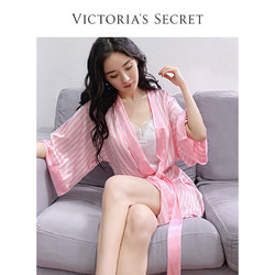 VICTORIA'S SECRET 杨幂同款 10895252 丝滑缎面冰丝薄款睡袍