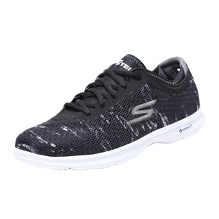 SKECHERS 斯凯奇 PERFORMANCE系列 Go Step Lite 女士休闲运动鞋 14200/BKW 黑色/白色 36