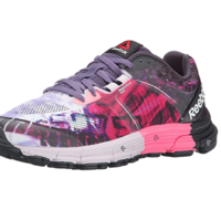 Reebok 锐步 One Cushion 3.0 女士跑鞋 淡紫色冰/紫色板岩/带电的粉红色/碎石/霓虹樱桃 35